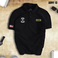 Áo thun POLO USA ARMY cổ bẻ BASIC CVC vải cá sấu sang trọng lịch lãm thoáng mát