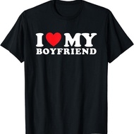 [100% Cotton]I Love My Girlfriend Shirt I Heart My Girlfriend Shirt GF T-Shirt