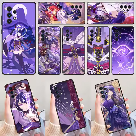 Raiden Shogun Baal Genshin Impact For Samsung A52 A72 A73 A20e A21S A50 A70 A11 A12 A42 A31 A40 A51 