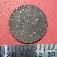 Koin Sumatra tua East India Company jajahan Inggris 4 keping TP25ds