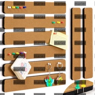 MARIER Self Adhesive Cork Board, Removable Cork Material Pushpin Cork Board, Multifunctional Framele