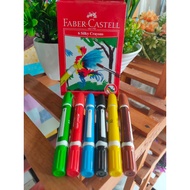 Faber castell silky crayon 6 Colors crayon