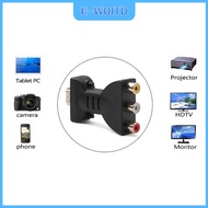 【QIXIANG4】 AV Digital Signal 1080P HDMI TO VGA Adapter HDMI TO AV RCA VIDEO AUDIO CABLE