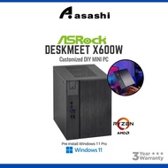 ASRock DESKMEET X600 W AMD Mini PC Studio PC DIY Desktop Ryzen 5 7600 7600X 7500F 8500G 9600X RTX 40