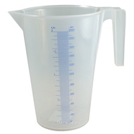 1/4, 1/2 , 1 , 2 , 3, 5 Litre Plastic Measuring Jug/ Transparent Measuring Jug / Stackable/ Non Stac