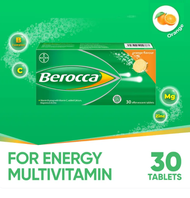 Berocca Vitamin C with B Complex 15s/30s/45s Effervescent Tablets