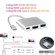 Hub Type C 3in1 - HUB USB Type-C to HDMI, USB 3.0, Phone, Samsung Dex