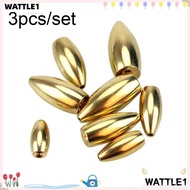 WTTLE Brass Round Shot Split Weights Sinker