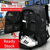 Large capacity travel backpack for men Waterproof 50-80L Travel Backpack expandable waterproof hikin