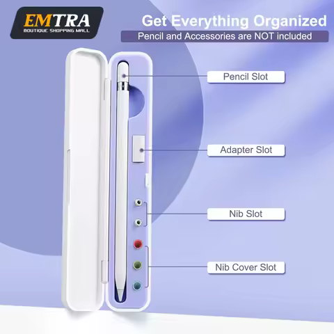EMTRA Box For Apple Pencil Pro 2 1 Cover For Apple Pencil 3rd Generation 2nd 1st Gen Stylus Pen Prot