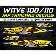 Wave 100 JRP x Daeng Decals Sticker (YELLOW)