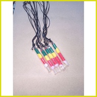 ┳ ☺ – reggae fashion necklace tube 5/10 pcs