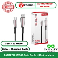 FANTECH KM106 Data Cable USB-A to Micro 1.2M Length 2.4A Quick Charge