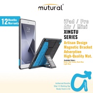 Mutural Drop Protection Case TPU Back Cover with Multi-angle Kickstand for iPad mini 6/iPad 10.2 / iPad 10.5/iPad Air 10