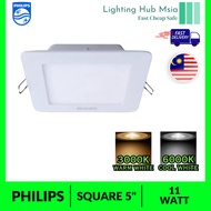 PHILIPS LED DOWNLIGHT SQUARE 5" 11W 3000/6000K