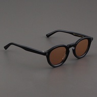 แว่นกันแดด MOSCOT LEMTOSH ทรงสี่เหลี่ยม สำหรับผู้ชายและผู้หญิง วัสดุกรอบแว่นกันแดดแบบย้อนยุค ลายเสือ