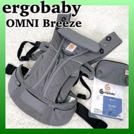 ergobaby Omni Breeze OMNI Breeze Carrier SoftFlex 網狀石墨灰色嬰兒背帶