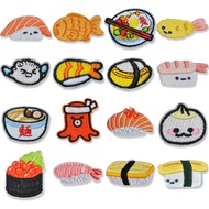 Sushi Series Embroidery Patch Sushi Series Embroidery Patch Tempura Embroidery Patch Octopus Embroid