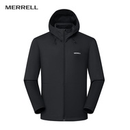 Merrell | เสื้อแจ็คเก็ตผ้ากันลมกันฝนเเบบมีฮูด รุ่น MERRELL สำหรับผู้ชายและผู้หญิง