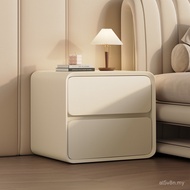 Storage Bedroom Cream Tidy-up Bookcase Bedside Bedside Table Air Cabinet Solid Wood Cabinet Cabinet 