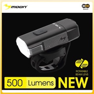 MOON Rigel Lite 500 Lumens High Power USB Rechargeable Front White Bicycle Bike Light