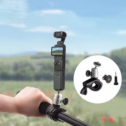 For Dji Osmo Pocket 3 Bicycle Handlebar Mount Bike Holder for GoPro 13 12 11 10 9 8 7 6 insta360 DJI