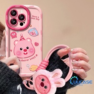 For iPhone 16 16Pro 16Plus 11 12mini 13Pro Max 14Plus 15Pro XR XS Max 7 8 Plus SE2020 Cartoon Phone 