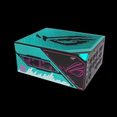 ROG ROJI MIKU 1200W Platinum 80+ PSU PC Magnetic OLED Display Gaming Desktop Computer Power Supply A