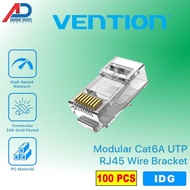 RJ45 CAT 6A VENTION IDGR0-100 Connector CONTENTS 100 PCS Premium Gigabit Lan Rj45 Connector Lan Conn