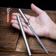 Full Steel King Rod Tea Knife Home Fruit Peeler Steak Handle Camping Personal Defense Camping Tool K