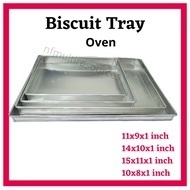 Loyang Biskut Tray Biscuit Loyang 1 inci Cookies Tray Loyang Rectangular Loyang Oven Loyang Bakar Bi