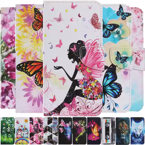 Coque For Huawei P40 Pro Cute Leather Magnetic Case on For Huawei P 40 P30 Lite 40Lite E P40Pro P40L