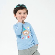 Let's Go Party男童純棉上衣-水藍