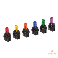 [AuraYuer] 10PCS T5 5 Led Bulb W1.2WCar Interior Lights Dashboard Heag Indicator New