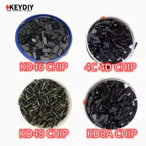 10pcs Chip KD transponder chip KD 4D ID4C ID46 KD4D KD46 KD48 KD8A 4C 4D 46 48 8A copy chip for KEYD