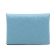 【二手】愛馬仕 HERMES 零錢包 Calvi Duo 新藍色牛仔藍 新藍色牛仔藍 其他 Calvi Duo 新藍色牛仔藍 女士 二手 A