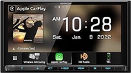 KENWOOD DMX958XR EXCELON Reference 6.8" Full HD Capacitive Touchscreen Car Stereo Receiver, Wireless Apple Carplay/Android Auto, Bluetooth, AM/FM HD Radio, MP3 Player, USB Port, Double DIN, SiriusXM