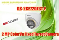 DS-2CE72DF3T-F 2 MP ColorVu Fixed Turret Camera  HIKVISION CCTV CAMERA 1YEAR WARRANTY