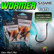 MATA The Sasame wormer F-875 black nickel fishing hook is strong and high quality