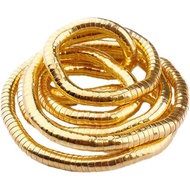 AFGQIANG Bendable Snake Necklace, Bendable Gold Necklace,Flexible Multi-purpose Necklace,Adjustable 