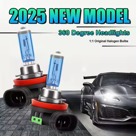 LSlight 2x 6000k Super Bright White H7 H4 H1 Halogen Bulb 12V H8 H9 H11 9005 9006 9008 H13 9012 Head