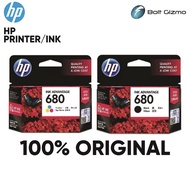 HP 680 Black / Tri-Color / Twin-Pack / Combo-Pack HP680 Original Ink Cartridge Color Printer