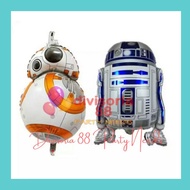 [DV88] Star Wars R2D2 BB8 Robot Shaped Foil Balloon