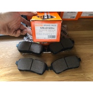 Suzuki Swift Front+Rear Brake Pads 1.0, 1.2, 1.4,1.6 produced 2010-2022 (MS-0123N/ MS-5562N+MS-C2005