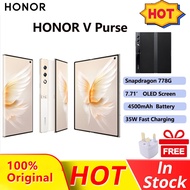 【Ready Stock】100% Original Honor V Purse 5G Phone/ Snapdragon 778G /16GB+512GB/7.71 inch Foldable OLED Dual SIM Honor Phone荣耀新款折叠手机