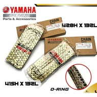 (O-Ring Gold)YAMAHA 415H 122L 132L HEAVY DUTY O-RING GOLD CHAIN YAMAHA 94568-H3112 LC135 Y15 RS150 R