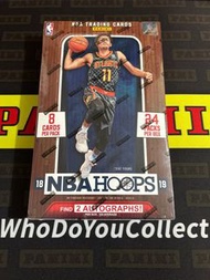 Panini 2018 2019 NBA Basketball Trading Card Hoops Hobby Box Find 2 Auto Autograph Autographs Unwrap