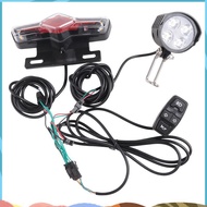 EBike Headlight Taillight DK336 Set Modification Parts As Shown for 36V 48V 52V 60V