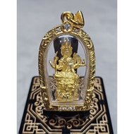 【明苏圣物】龙婆判(Luang Phor Poon) 101岁 四面神 Wat Phailom 2556 镀金 (金身) | 招财 转运 助事业 有求必应 贵人相助