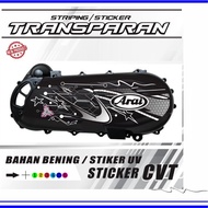 CVT MOTORCYCLE STICKERS VARIATION OF CVT STICKERS, TRANSPARENT UV CVT STRIPING
